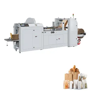 Fully Automatic LMD-400 V Bottom Kraft Paper Bag Making Machine To Make Paper Bags Production Line