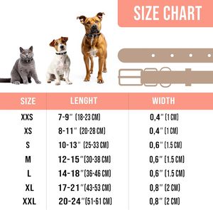 <span class=keywords><strong>Collar</strong></span> de Cuero Enrollado Nibao, Collares Reflectantes para Perros Pequeños, Medianos y Grandes - Product Image 6