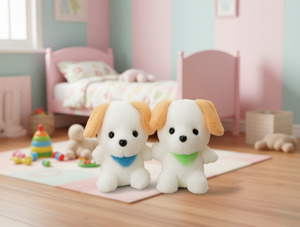 Jouets en peluche pour chiots, animaux en peluche doux de 18Cm pour enfants de 2 à 4 ans, jouet unisexe, cadeau - Product Image 2