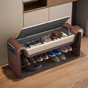 Banc de rangement <span class=keywords><strong>pour</strong></span> chaussures d'entrée, <span class=keywords><strong>pour</strong></span> magasin de vêtements, villa, salle de dressing, robuste et durable - Product Image 3