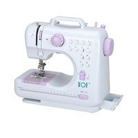 Machine à Coudre Ménagère FHSM-505L, Meilleur Choix pour Débutants en Couture et Enfants, Matériau ABS pour Application Vêtements