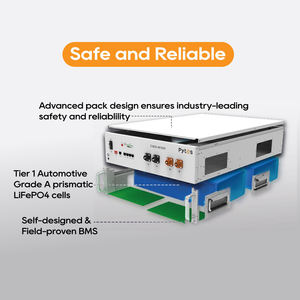 PYTES 51,2 V 5kWh Batería de iones de litio Lifepo4 Batería de almacenamiento de energía 48V 100ah Sistema de almacenamiento de energía solar - Product Image 2