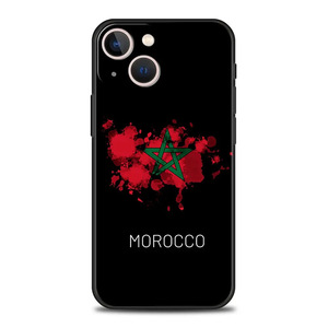 Coque Souple en TPU à Sublimation Drapeau du Maroc pour <span class=keywords><strong>iPhone</strong></span> XS <span class=keywords><strong>XR</strong></span> 11 12 13 14 15 16 17 Pro Max, Étui de Téléphone Portable Personnalisé Passeport Carte - Product Image 4