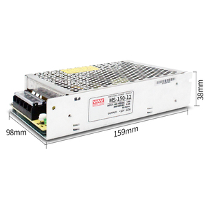 Transformateur MS-150-12 150W 12V 220V AC vers 12V DC, alimentation à découpage 12/24V pour bande lumineuse LED - Product Image 2