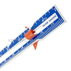 Medidor <span class=keywords><strong>de</strong></span> costura <span class=keywords><strong>de</strong></span> aluminio Kearing Dualable con herramienta <span class=keywords><strong>de</strong></span> medición <span class=keywords><strong>de</strong></span> dobladillo y costura precisa con girador <span class=keywords><strong>de</strong></span> puntos SKU # 5007A - Product Image 2