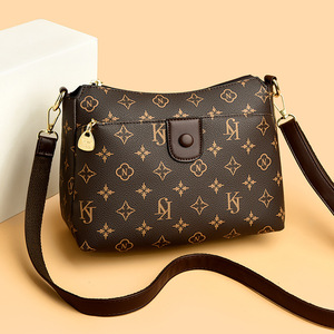 Sac à bandoulière pour femme, nouveau modèle imprimé, deux sangles, fermeture éclair, polyester PVC, tendance automne, sac à main chic pour maman, Tanjing - Product Image 2