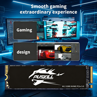 PUSKILL NVMe M.2 2280 PCIe 3.0 SSD 128GB 256GB 512GB 1TB 3000MB/s Kecepatan Tinggi untuk Gaming Laptop/Desktop Internal Solid State Drive