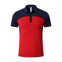 T-shirt léger pour homme en maille, sportif, uni, à séchage rapide, à manches courtes et col montant, respirant, pour le fitness, la course et le tennis