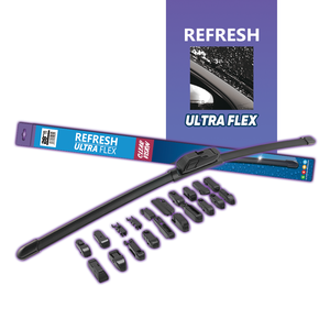 Spazzole <span class=keywords><strong>Tergicristallo</strong></span> Ultra Flessibili di Qualità Premium con Oltre 20 Adattatori, Tergicristalli Piatti Compatibili al 99% - Product Image 1