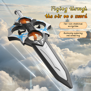 2026 Newest Flying Sword AE101 Foam Flying Sword 2.4G 6-Axis Gyroscope 3-Speed <b>Switching</b> Watch <b>Remote</b> Control With LED Lights - Product Image 5