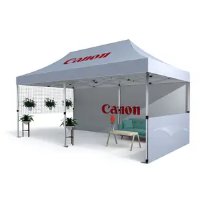 10X20 قدم 10x10ft مخصص للطي المطبوعة المحمولة خيمة منبثقة المظلة في الهواء الطلق خيمة للتجارة مشاهدة الأحداث
