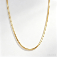 Collar de Cadena de Serpiente de Oro Sólido de 18k Personalizado de Lujo, Cadena de Espiga de Oro para Hombre y Mujer, Gargantillas y Collares Finos para Clavícula