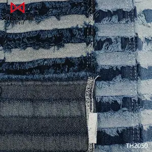 Nouveau tissu jeans denim lourd 11.8OZ en coton noir de haute qualité