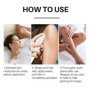 OEM ODM Aceite Autobronceador Vegano en Bruma, Loción Facial, Agua Facial, Bruma Natural y Orgánica con Ácido Hialurónico, <span class=keywords><strong>Spray</strong></span> Autobronceador - Product Image 6