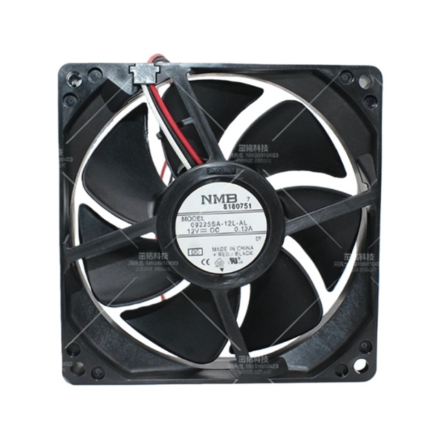 09225SA-12L-AL Original NMB 9025 12V 0.13A Silent Cooling Fan Axial Flow Fan 3-wire