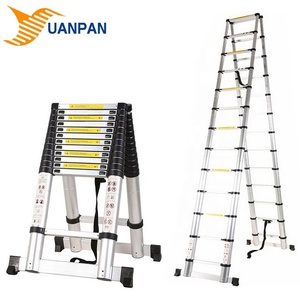 26 bước đôi bên sợi thủy tinh Scala Kính thiên văn 5 + 5m nhôm nhỏ gọn gấp thang - Product Image 2