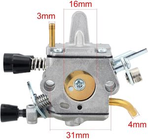 FS120 Carburetor for <strong>FS120R</strong> FS250R FS200 FS250 FS300 FS350 FR350 FR450 FR480 String Trimmer 4134 120 0653, 4134 120 0603 - Product Image 3