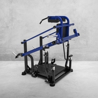 Machine de Squat Inversé à Tube Ovale Sans Entretien, Équipement de Fitness Commercial pour Salle de Sport, Entraîneur Double Usage pour Jambes et Fessiers Inversés