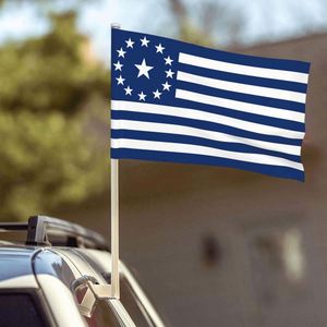 Banderas Personalizadas para Ventanas de Auto, Tamaño Elástico Ajustable, Poliéster de Alta Resistencia, Impresión a Doble Cara por Sublimación, Productos Promocionales - Product Image 5