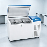 Congélateur ultra-basse température 232L avec chambre intérieure en acier inoxydable et alarme sonore et visuelle pour la recherche scientifique et le stockage d'échantillons
