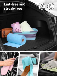 Totode micromicroçevre dostu mikrofiber havlu rulo tek kullanımlık mikrofiber bez ruloları kolay emdirin - Product Image 4
