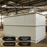 Station d'épuration des eaux usées MBR conteneurisée Shanghai Nanquan 1-500 M/h, préfabriquée, montée sur skid, avec filtration/ionisation en acier inoxydable/acier au carbone et contrôle PLC automatique