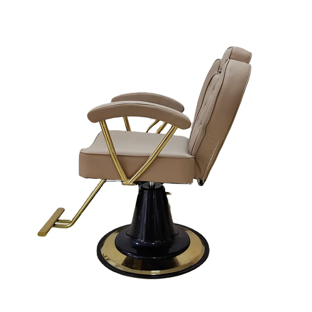 Commercio all'ingrosso della fabbrica nero/caramello barbiere sedia assistente cinese parti di Vintage verde Bar liquidazione reclinabile per il commercio all'ingrosso