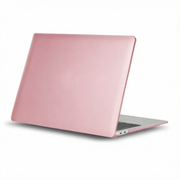 Coque rigide en PVC/plastique rose pour MacBook Air 13,6 pouces, protection du clavier et du écran pour M5/M4/M3/M2 2022-2026