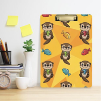 Carpeta Portapapeles Moderna de Acrílico Transparente, Organizador de Papel Resistente de Lucite, Portapapeles Tamaño A4 para Uso Escolar, Hotelero y Médico