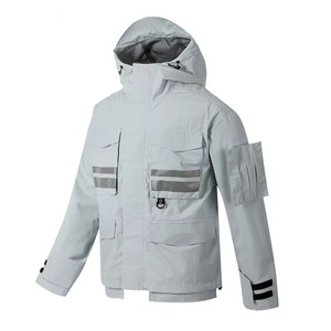 Custom Polyester Autumn Windbreaker Zip-Up Safari Outdoor Jackets <b>Ski</b> Softshell Rain Sports Jacket - Product Image 2