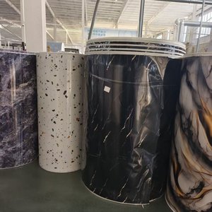 Película Autoadhesiva de <span class=keywords><strong>Vinilo</strong></span> con Textura de <span class=keywords><strong>Madera</strong></span>, Impermeable y Antiarañazos, para Protección de Muebles Modernos, para Mesas y Encimeras de Hoteles - Product Image 5