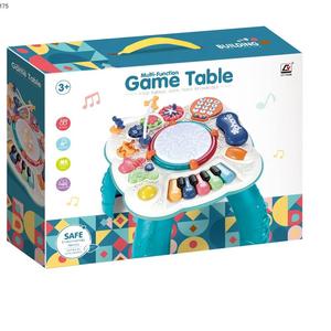 Table de piano musicale multifonctionnelle Jouets éducatifs précoces Centre d'apprentissage Montessori Table d'activités <span class=keywords><strong>pour</strong></span> bébé - Product Image 5