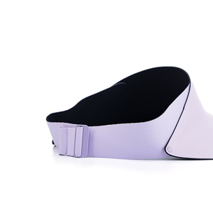 Upf50 + mùa hè vành lớn bãi biển dù để che nắng mũ có thể điều chỉnh unisex màu tím thể thao Visor hat với UV bảo vệ - Product Image 3