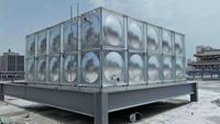 Réservoir d'eau intégré BDF de qualité alimentaire pour usage domestique, réservoir hybride modulaire à connexion par boulons pour zones à eau dure