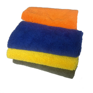 Vernis de nettoyage <span class=keywords><strong>extra</strong></span> doux sans bord 400 Gsm 80/20 Séchage 350Gsm Micro Fibre Micro Fibre Long Court Serviette en microfibre - Product Image 5