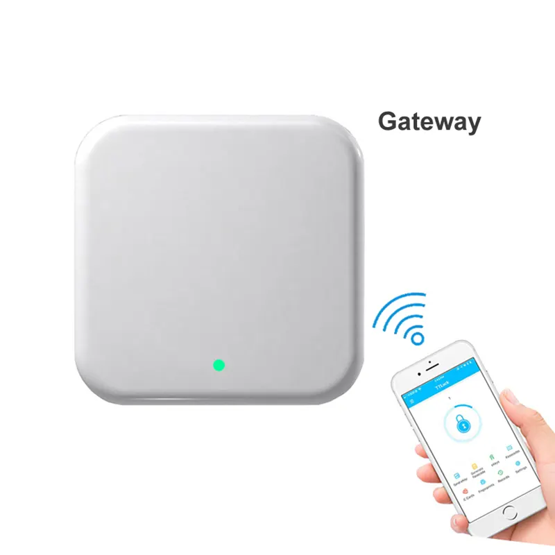 Kehidupan Cerdas Remote Control Kunci Pintu G2 Wifi Gateway Smart Hub untuk Otomatisasi Rumah