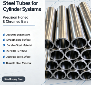 <span class=keywords><strong>Tube</strong></span> en <span class=keywords><strong>acier</strong></span> sans soudure DIN2391 St52, finition de surface excellente, diamètre extérieur et intérieur personnalisés pour pièces de vérins hydrauliques, MOQ - Product Image 2