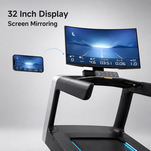 Caminadora Comercial Motorizada de Alta Resistencia con Pantalla de 32 Pulgadas y Función de Duplicación de Pantalla, Máquina de Caminata Profesional para Gimnasios y Centros de Fitness - Product Image 2