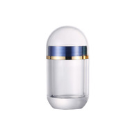 10ml 30ml large bouche Capsule forme récipient hermétique en plastique pharmaceutique pilule Capsule bouteilles pour tablette