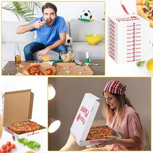 10 Confezioni di Scatole per Pizza Extra Large in Cartone Ondulato Spesso, Scatole per Pizza Planet, Decorazioni per Feste, Produttore di Scatole per Pizza - Product Image 3