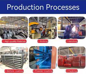 헤비듀티 냉간압연강재 금형 보관랙 500KG 하중 용량 두꺼운 산업용 창고 선반 분리형 - Product Image 6