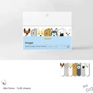 Paper Memo <b>Pad</b> Cute Pet Cartoon Cute Cat and Dog Series Convenience Stickers Account Decorative Tags - Product Image 6