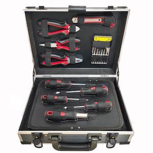 Mehanic-caja de herramientas de mano, alicates de destornillador eléctrico en caja de aluminio portátil, 90 Uds. - Product Image 2