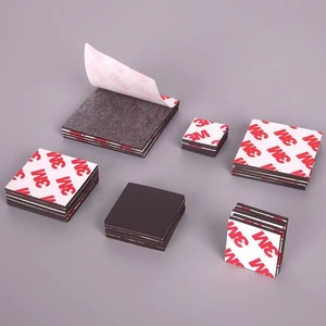Vente en gros de polyrésine collant <span class=keywords><strong>magnétique</strong></span> 1000 ensembles de matériel d'aimant de réfrigérateur brut de forme carrée personnalisé 50*50mm feuilles vierges - Product Image 5