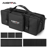 Housse Rembourrée 105cm x 75cm pour Équipement de Photographie, Kit de Prise de Vue pour Trépied, Support de Lumière, Parapluie, Accessoires de Studio Photo, Sac de Transport