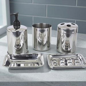 Mayur Exports Eco-Friendly Stainless Steel Bathroom <b>Set</b> Model 6540 - Product Image 2