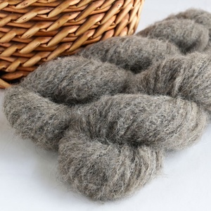 Fils <span class=keywords><strong>de</strong></span> Lotus <span class=keywords><strong>de</strong></span> haute qualité brossé <span class=keywords><strong>Yak</strong></span> alpaga 200m/50 grammes doigté DK poids coloré moelleux fil à tricoter à la main pour Swater Showl - Product Image 2