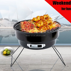Portable en fonte Mini gril intérieur/extérieur coréen <span class=keywords><strong>BBQ</strong></span> chariot Ceram finition pulvérisation granulés carburant méthode de cuisson - Product Image 6