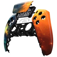 Coque avant pour PS5 - Nebula doré brillant - Personnalisable - DIY