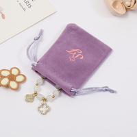 Pochette en velours personnalisable avec logo, idéale pour bijoux, montres, parfums, rouges à lèvres, rangement, anti-poussière, cadeau, 7*9cm, carrée, portable, en promotion
